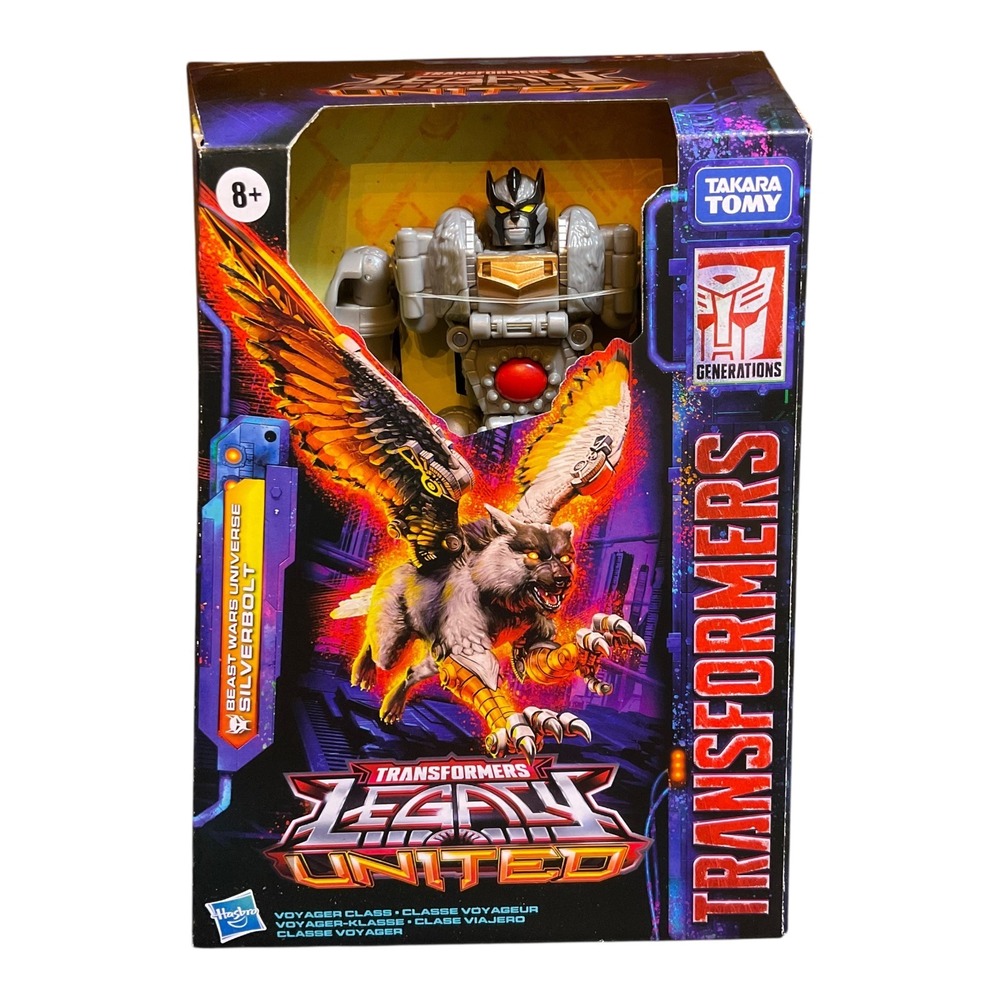 Transformers Legacy United Voyager Beast Wars Silverbolt Action Figure In Hand